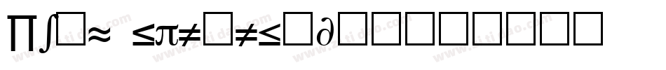 Girl Characters字体转换